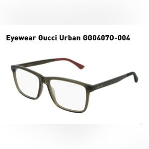Authentic Mens Gucci Urban glass frame.